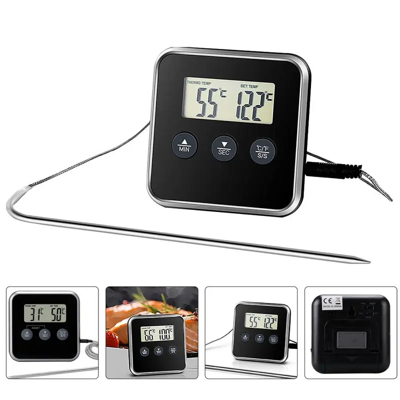 Two in One Digital Thermometer And Timer - lunazchef.shop