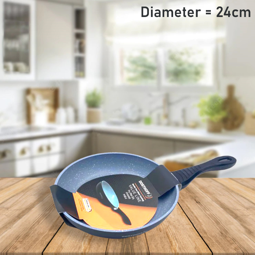 DOSTHOFF VALUE FRYING PAN BLACK 24 CM - lunazchef.shop