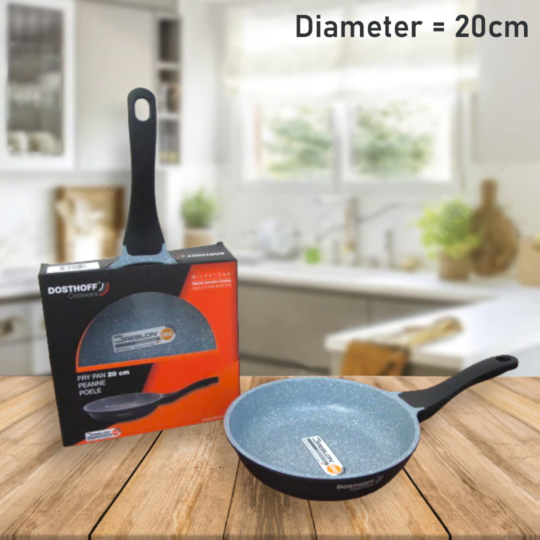 DOSTHOFF INDUCTION MASTER FRYING PAN BLACK 20 CM - lunazchef.shop