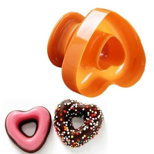 Heart Plastic Donut Cutter - lunazchef.shop