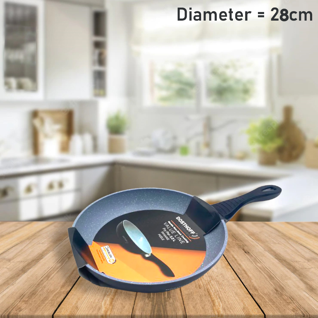 DOSTHOFF VALUE FRYING PAN BLACK 28 CM - lunazchef.shop