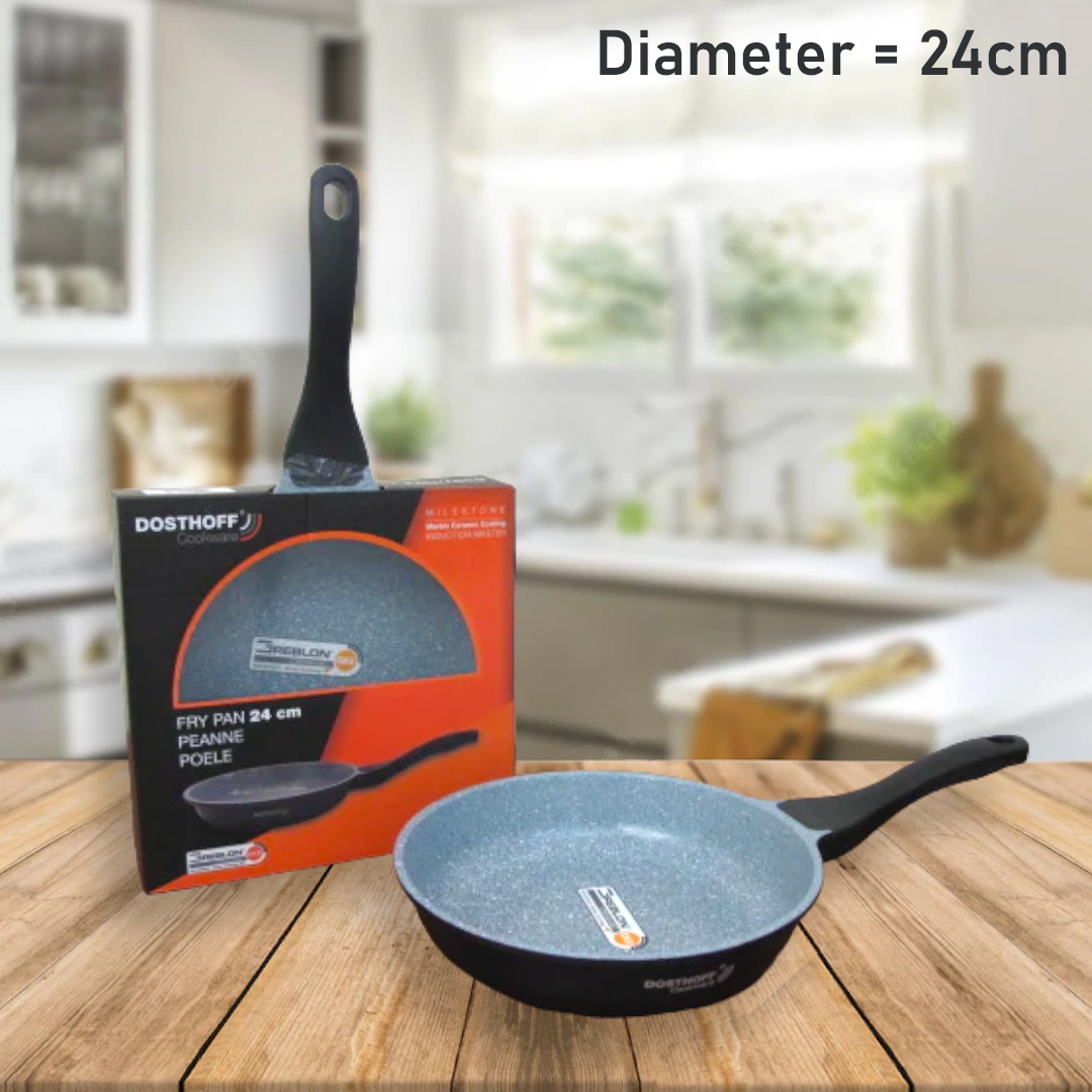 DOSTHOFF INDUCTION MASTER FRYING PAN BLACK 24 CM - lunazchef.shop