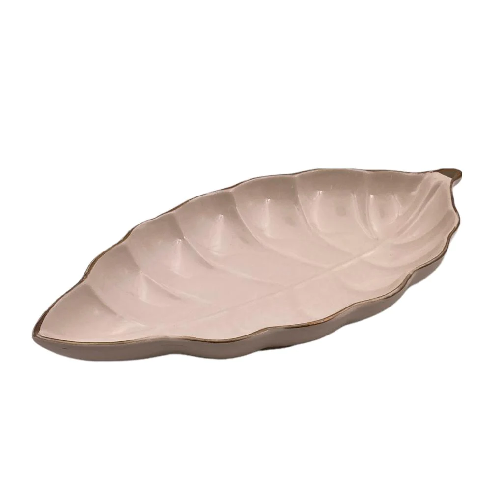 Ceramic Leaf Shape Plate - lunazchef.shop