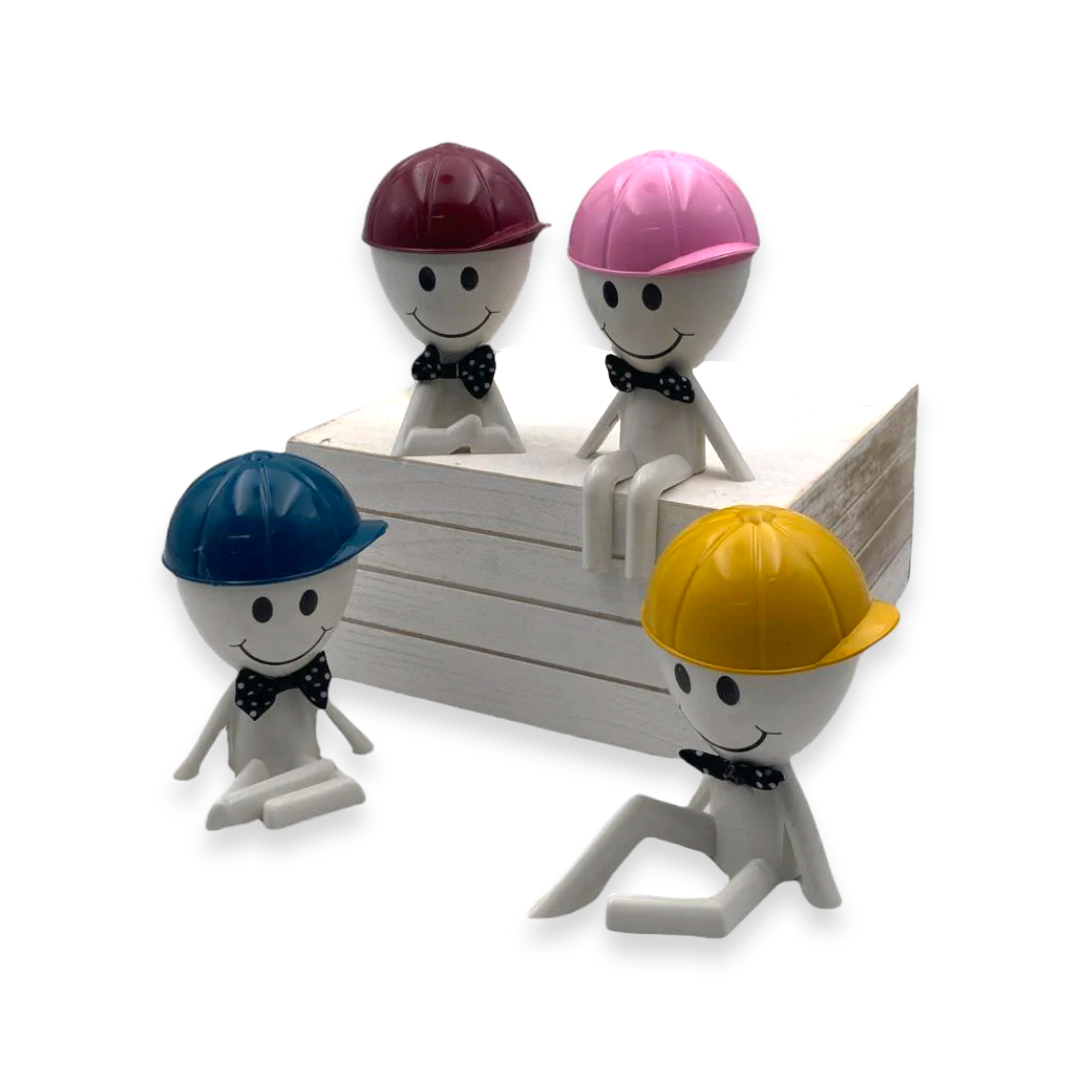 Playful Mini Humans Flower Pot with Cap - lunazchef.shop