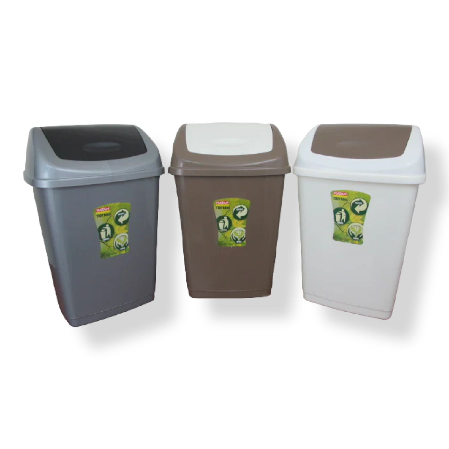 Plastic Swing top dustbin 50 Lt - lunazchef.shop