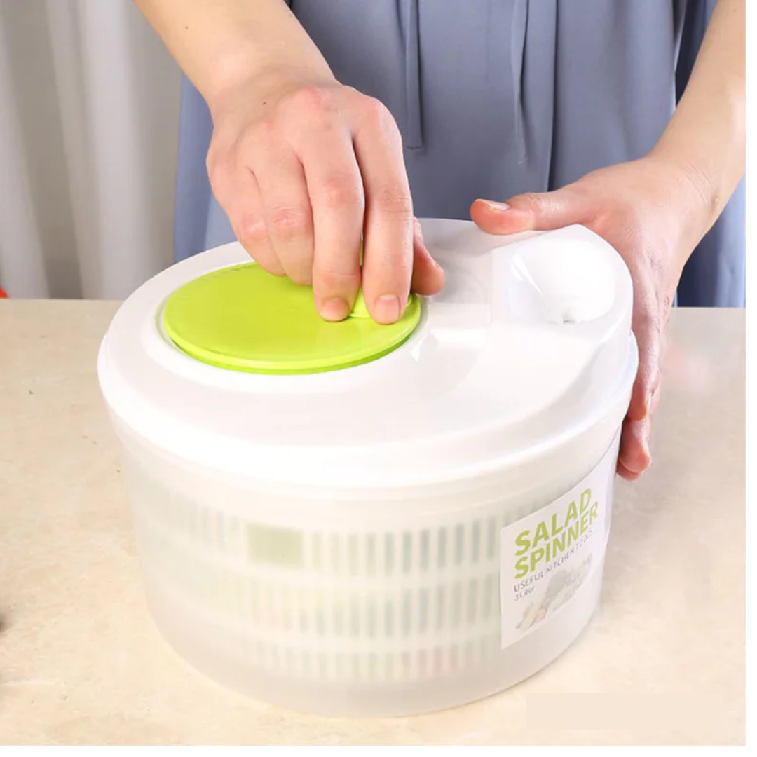 Salad Spinner 3L with Straight Sides - lunazchef.shop