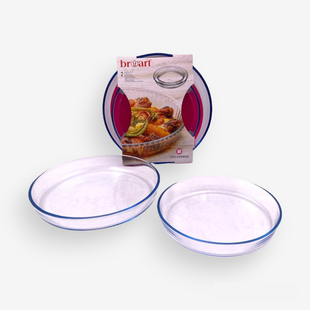 Round Oven Tray Set of 2 - lunazchef.shop