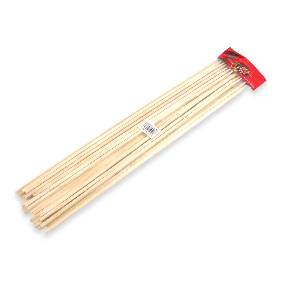 squared bamboo. skewers 40cm X2 - lunazchef.shop