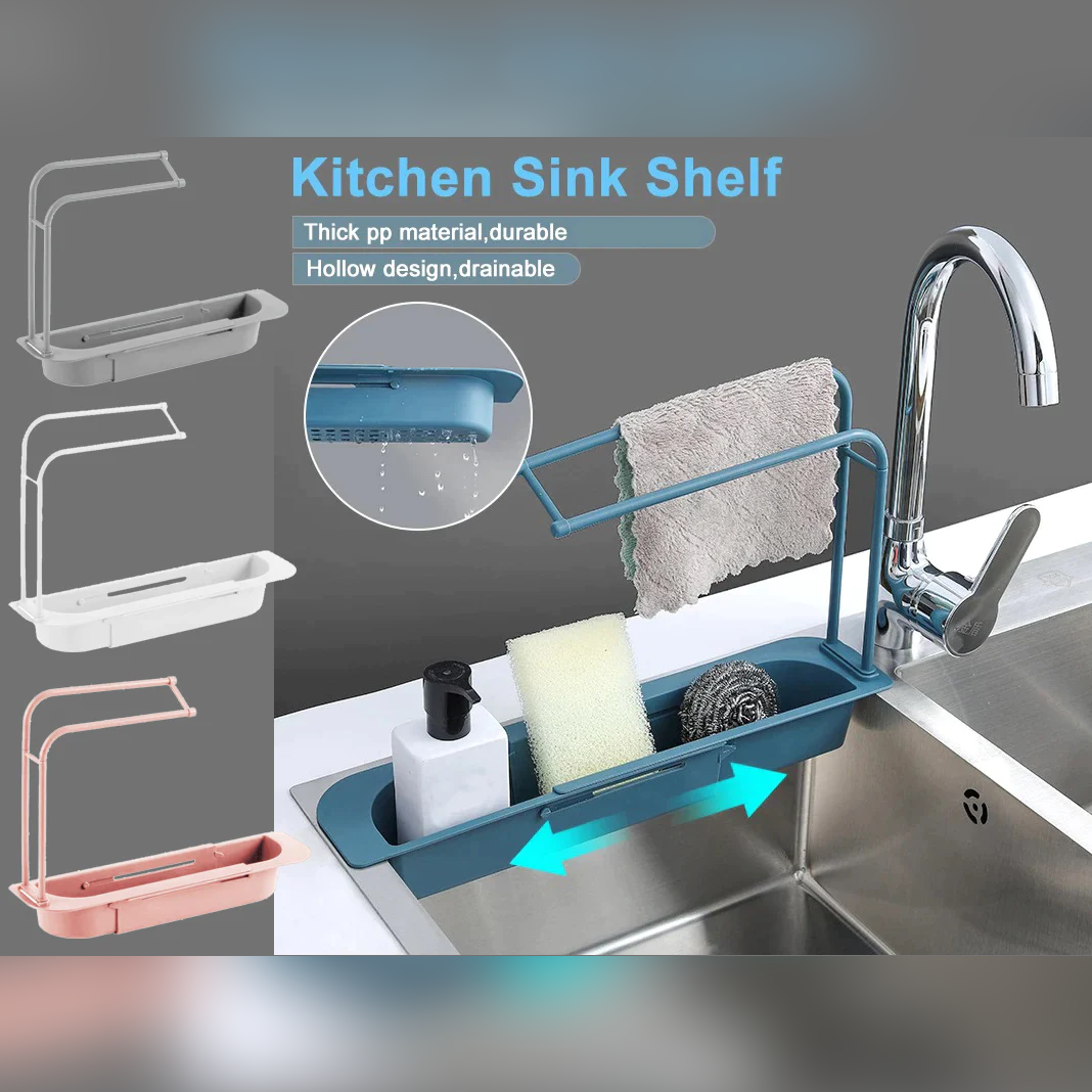 Large Sink Shelf Storage Basket - lunazchef.shop