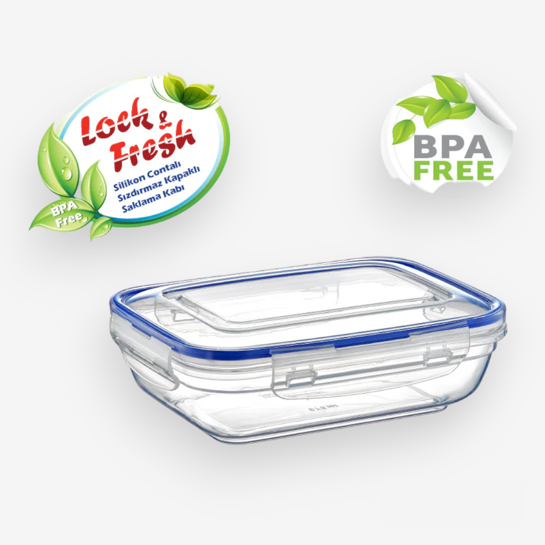 1675 ml Seal Rectangular Storage Container - lunazchef.shop