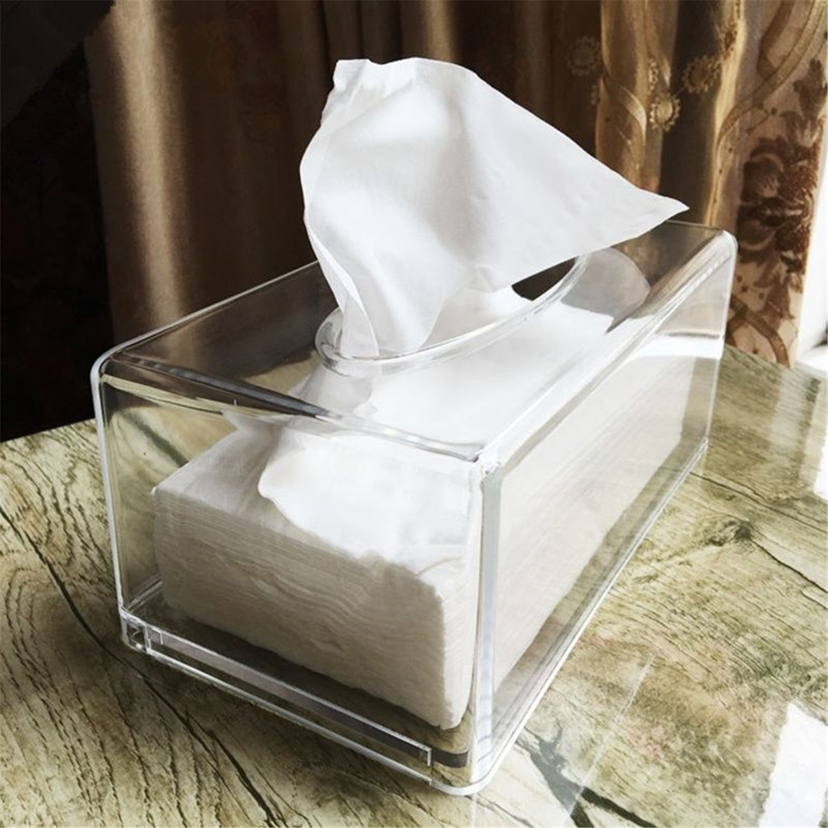 Acrylic Tissue Box with Removable cover - lunazchef.shop