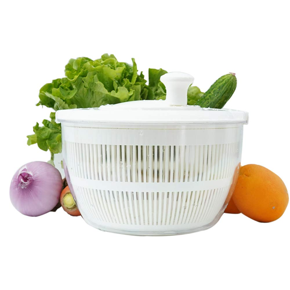 Jumbo Mighty Salad Spinner Acrylic Bowl - lunazchef.shop