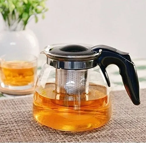 Glass Teapot with filter - lunazchef.shop