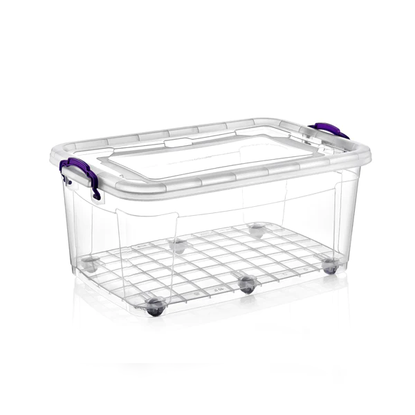 Wheelie Clear Storage Box 50 Lt - lunazchef.shop