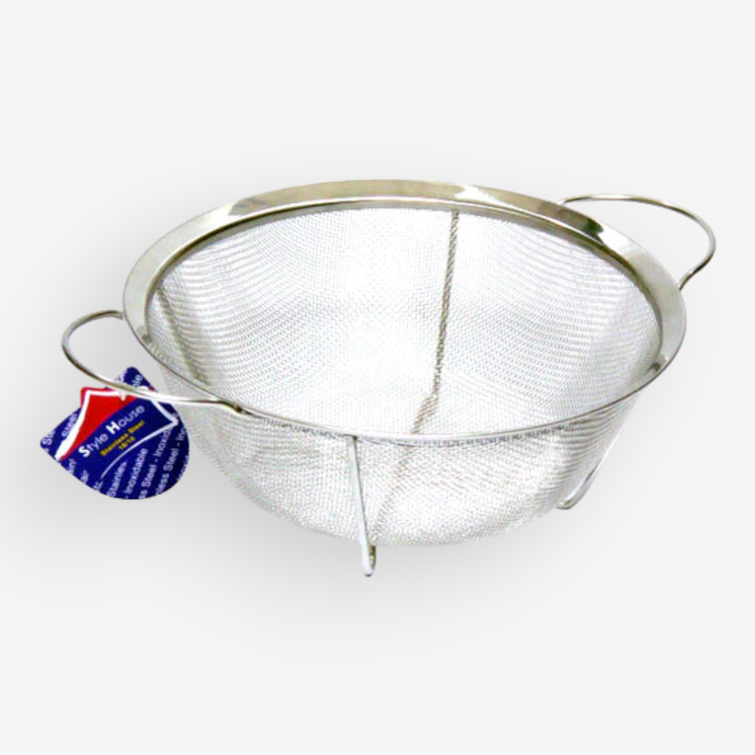 Stainless Steel Fine Mesh Colander 22.5 cm - lunazchef.shop