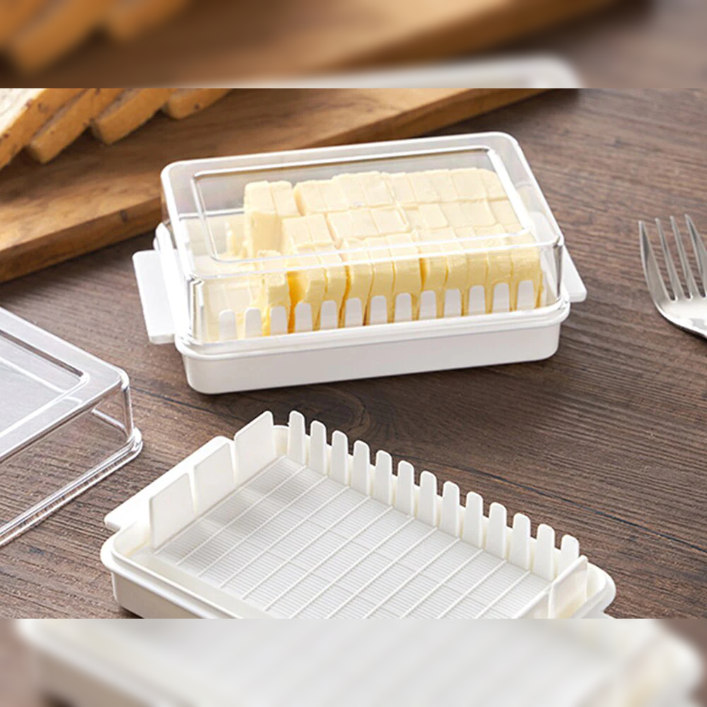 Butter or Cheese Keeper with Cutting Plate - lunazchef.shop