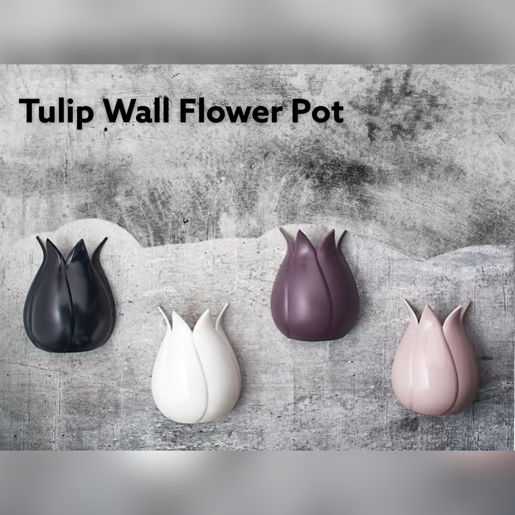 Tulip Shape Wall Flower Pot - lunazchef.shop