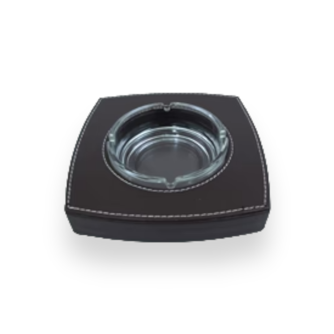 Square Leather Ash Tray - lunazchef.shop