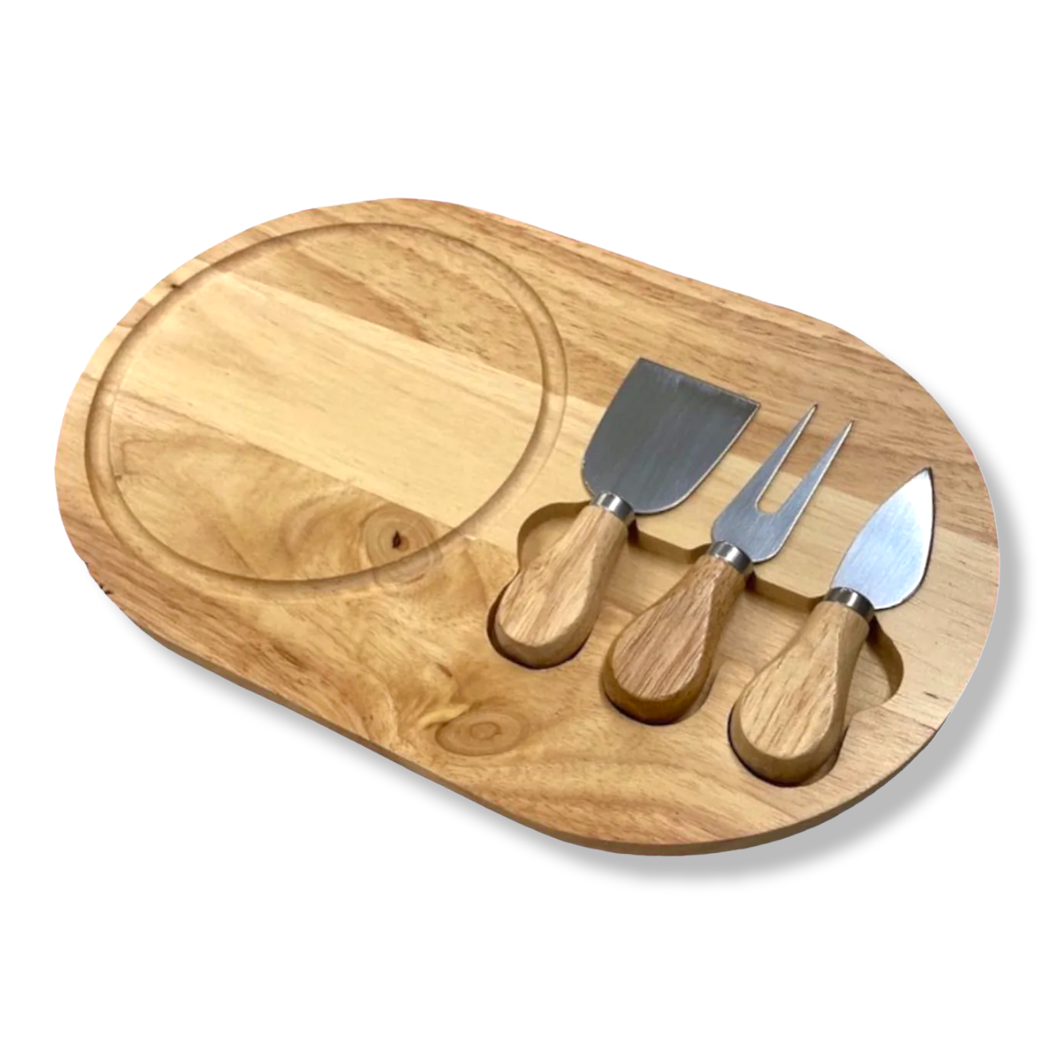 3 Pieces Cheese Serving Utensils with Board - lunazchef.shop