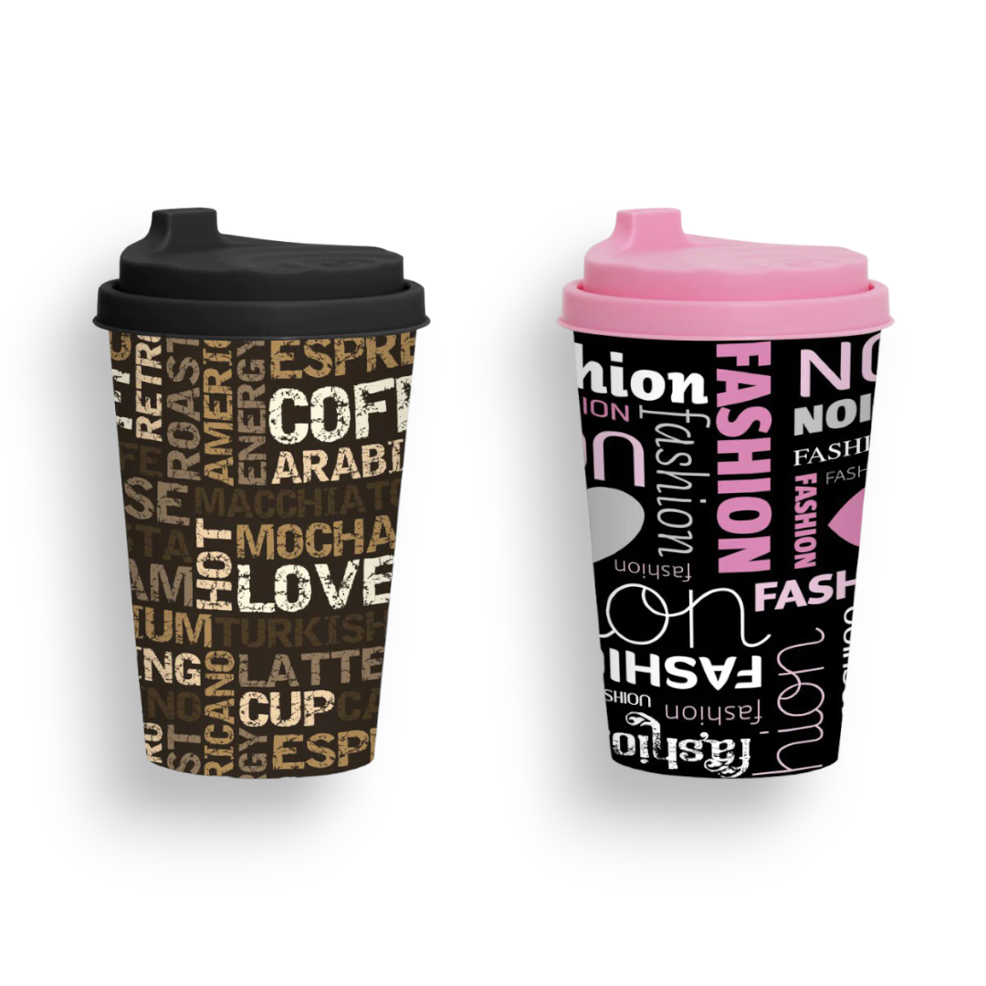 Plastic coffee cup 340 ml - lunazchef.shop