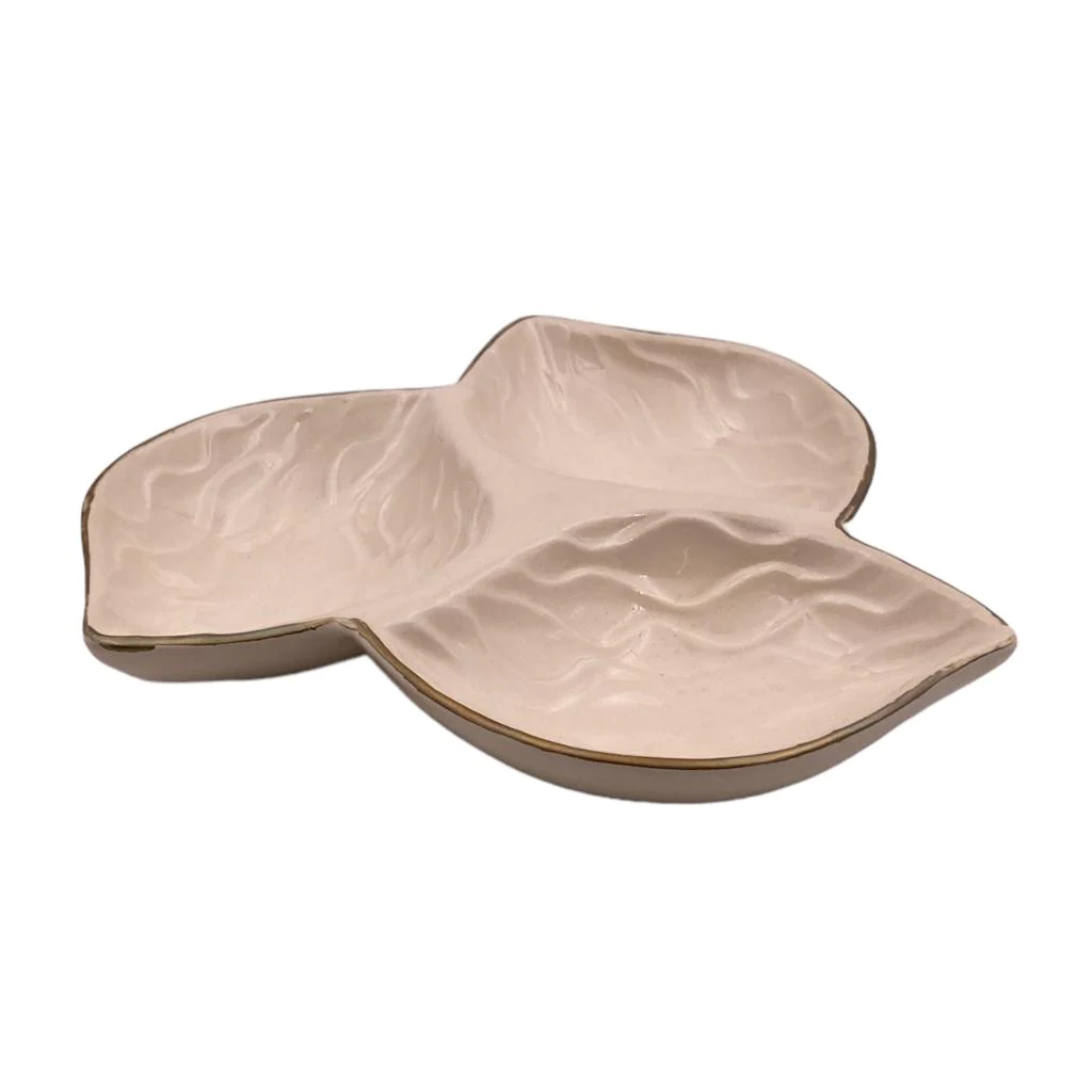 Ceramic 3 Compartments Plate - lunazchef.shop