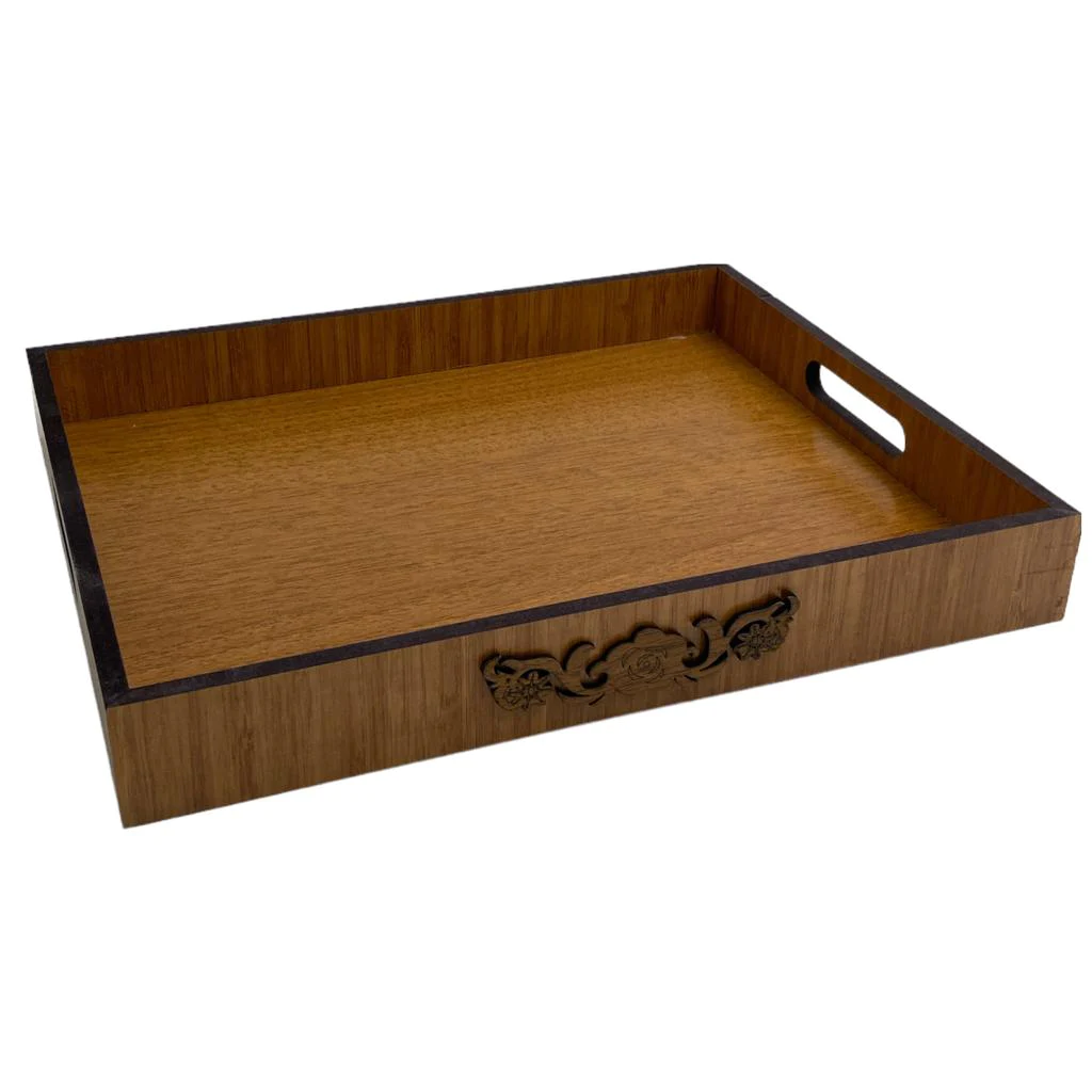 Wooden Serving Tray 35.5 cm - lunazchef.shop