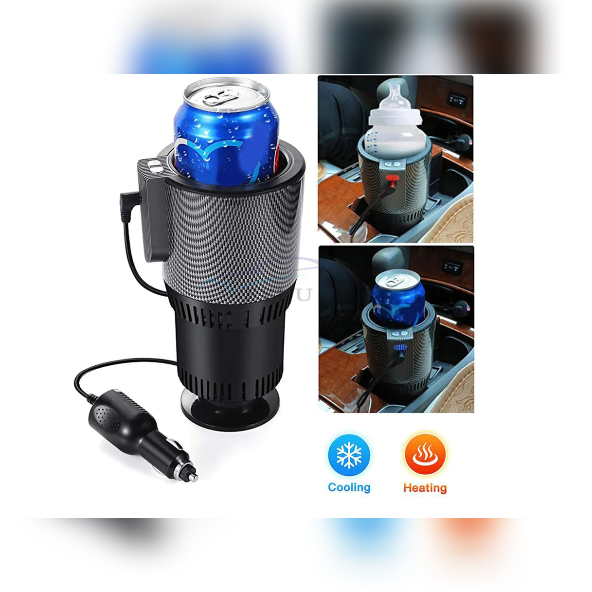 Smart Cooler & Heater for Beverages and drinksin Cars - lunazchef.shop