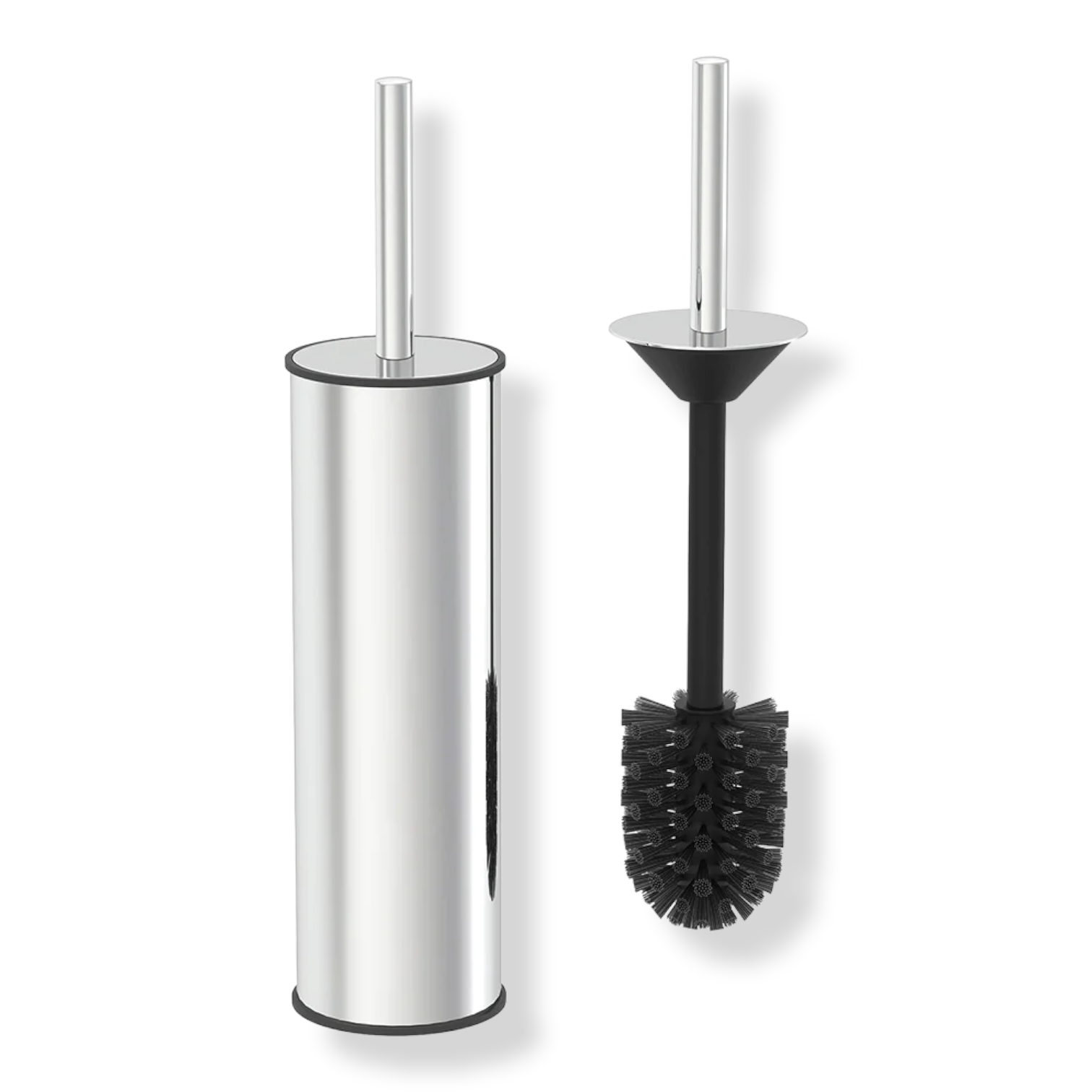 Toilet brush with long stainless steel holder - lunazchef.shop