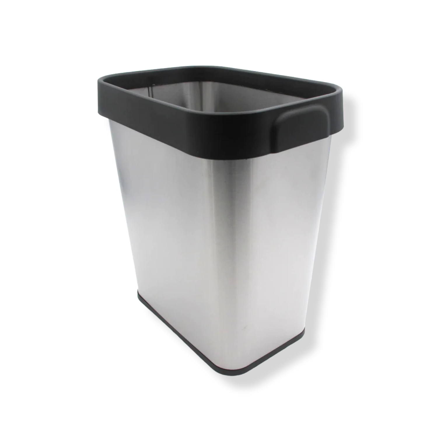 Stainless Steel rectangular Dustbin for papers 12 Lt - lunazchef.shop