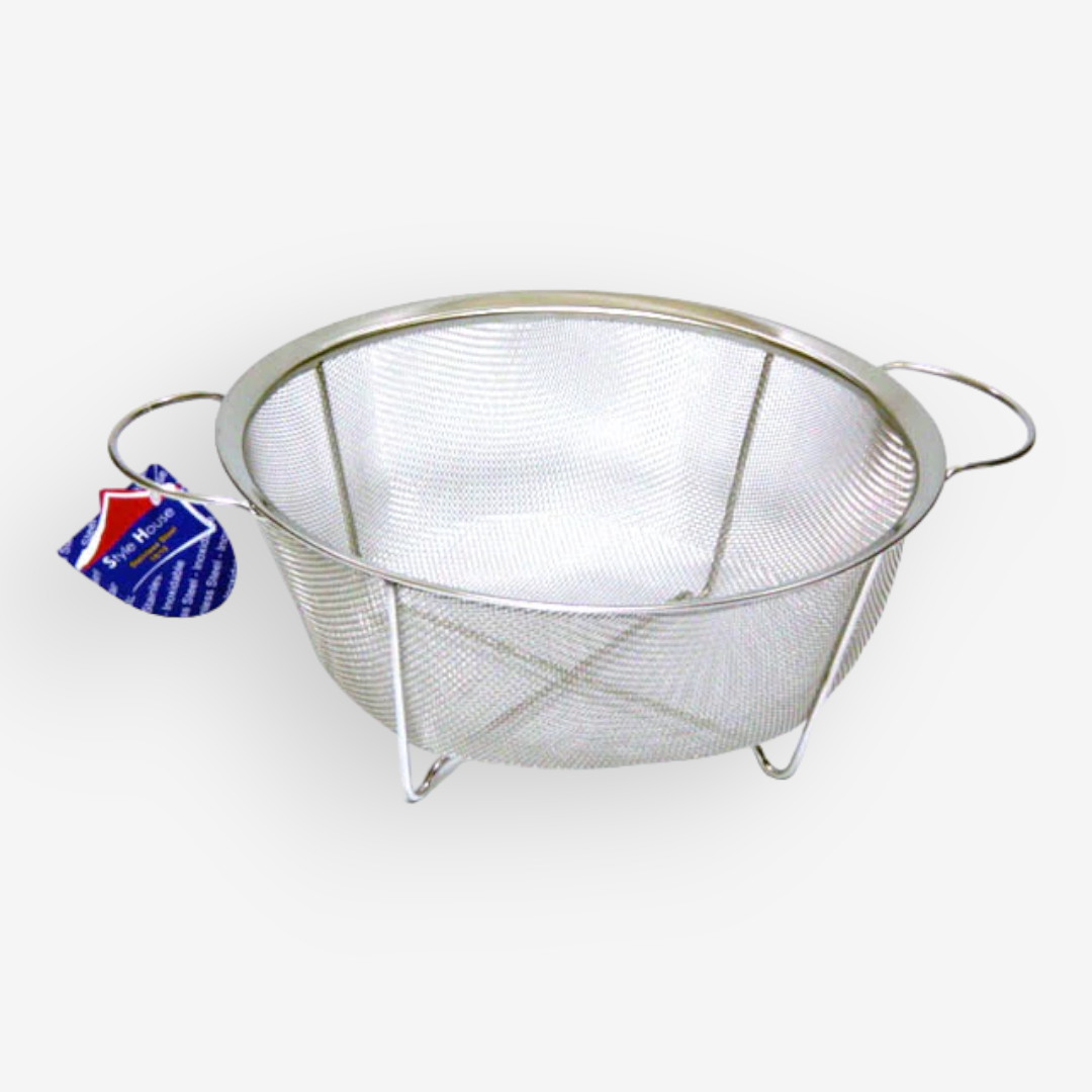 Stainless Steel Fine Mesh Colander 25.5 cm - lunazchef.shop