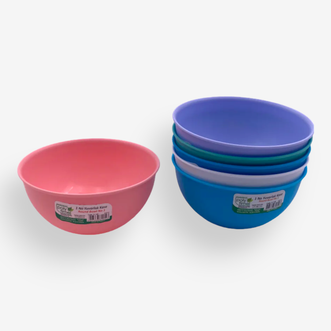 Colorful Round bowl 0.5 Lt x 2 - lunazchef.shop