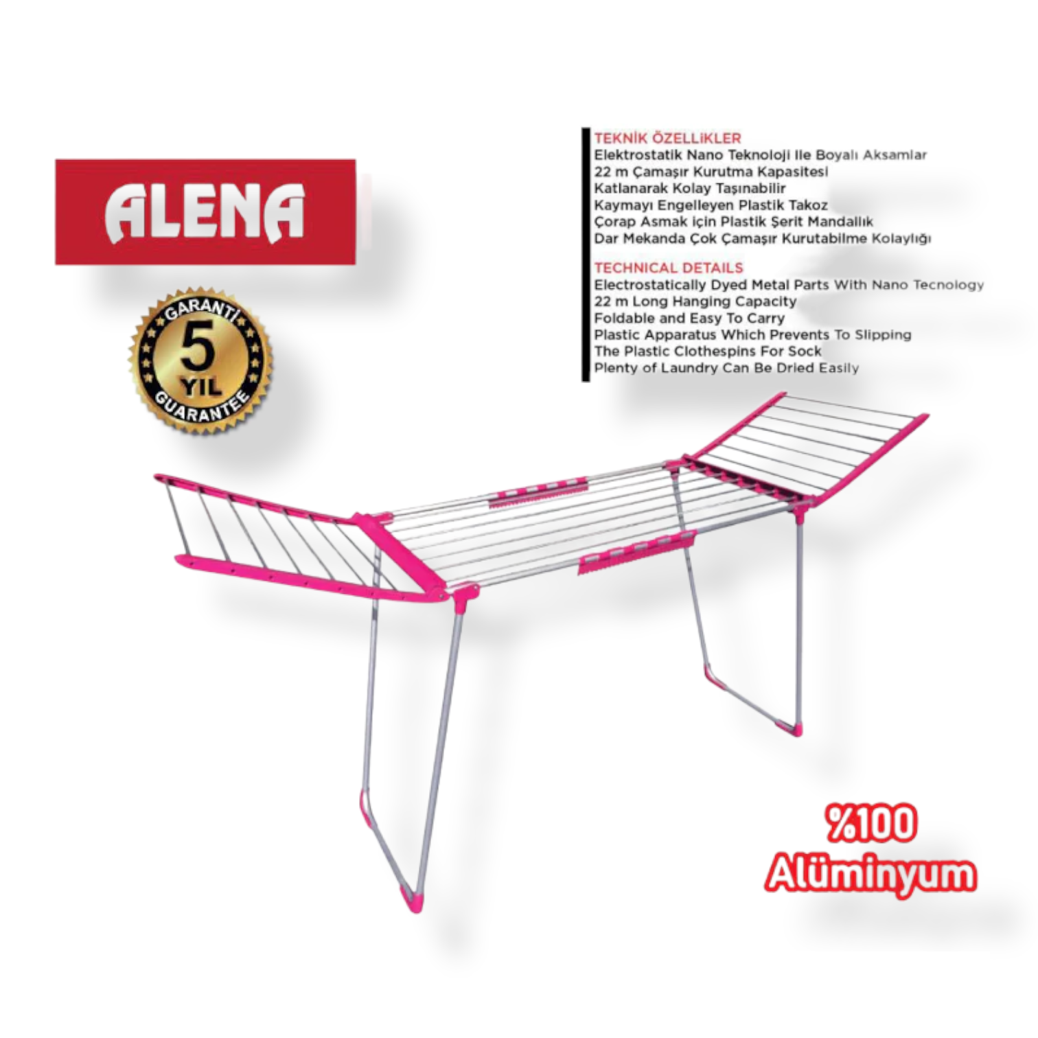 ALENA Aluminum Clothes Dryer - lunazchef.shop