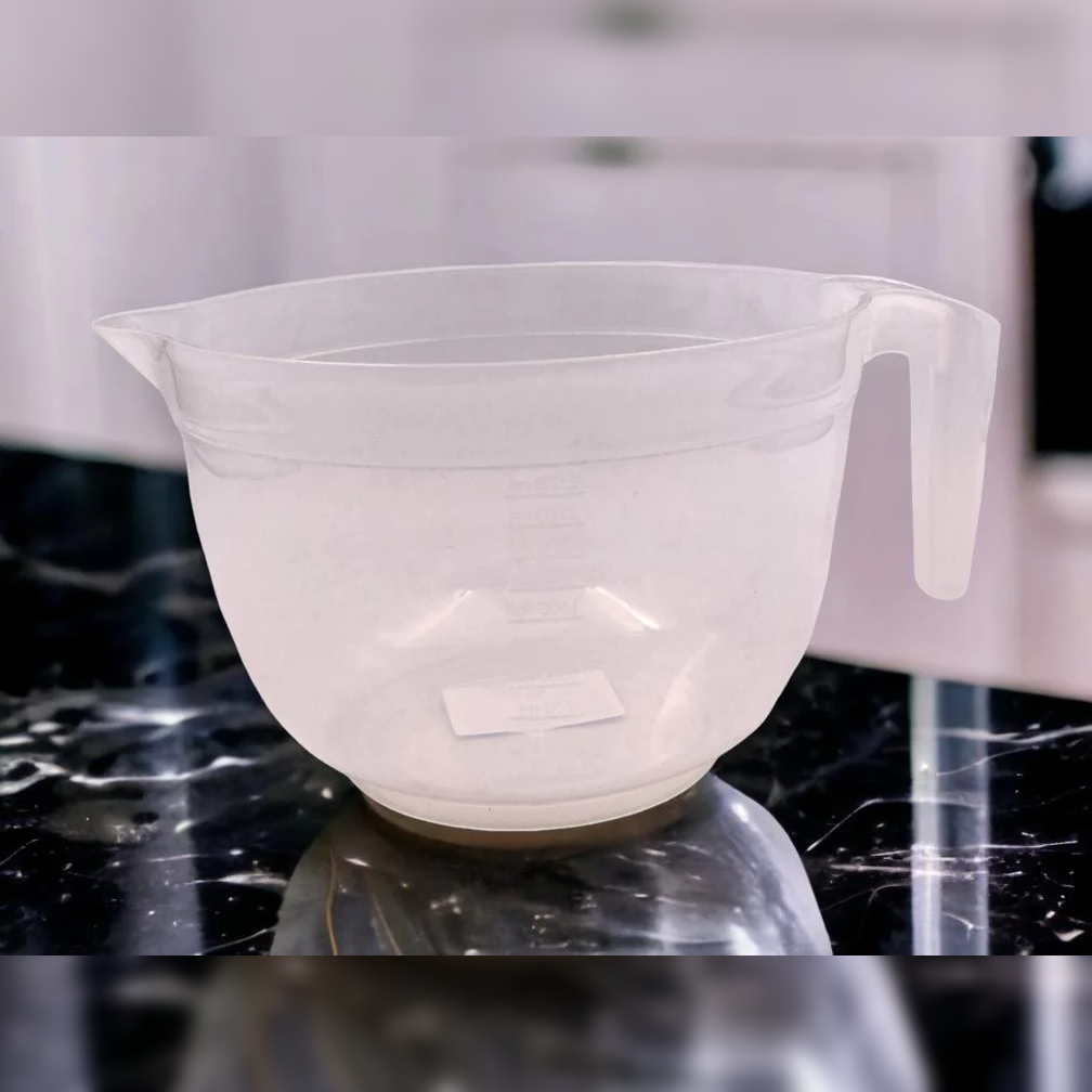 Transparent Mixing Bowl 3.4 Lt with Measuring Lines - lunazchef.shop