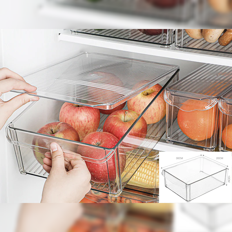 Multifunctional Storage Box with Cover - lunazchef.shop