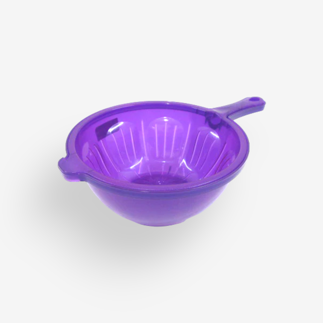 Transparent Plastic Bowl with Strainer Set - lunazchef.shop