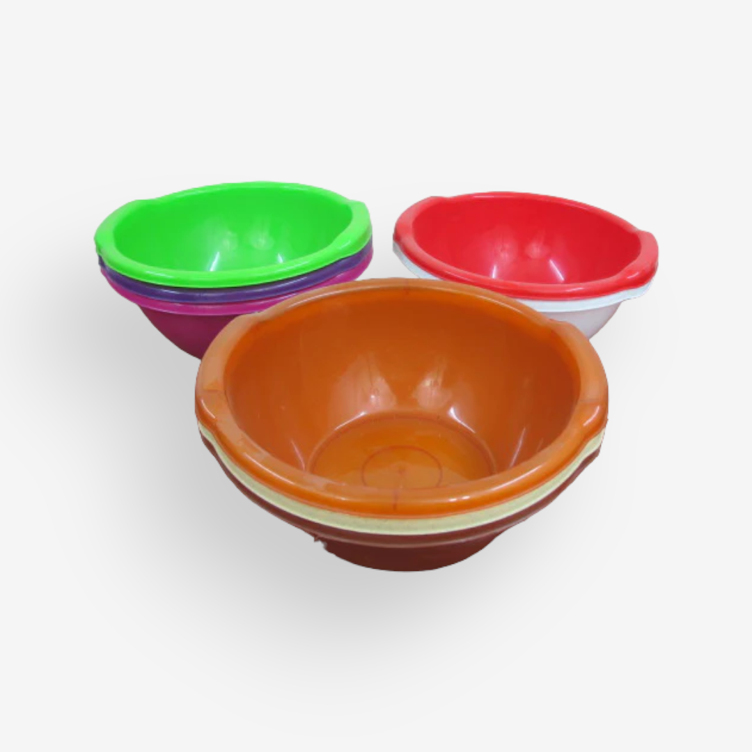 X-Large Plastic Colorful Bowl - lunazchef.shop