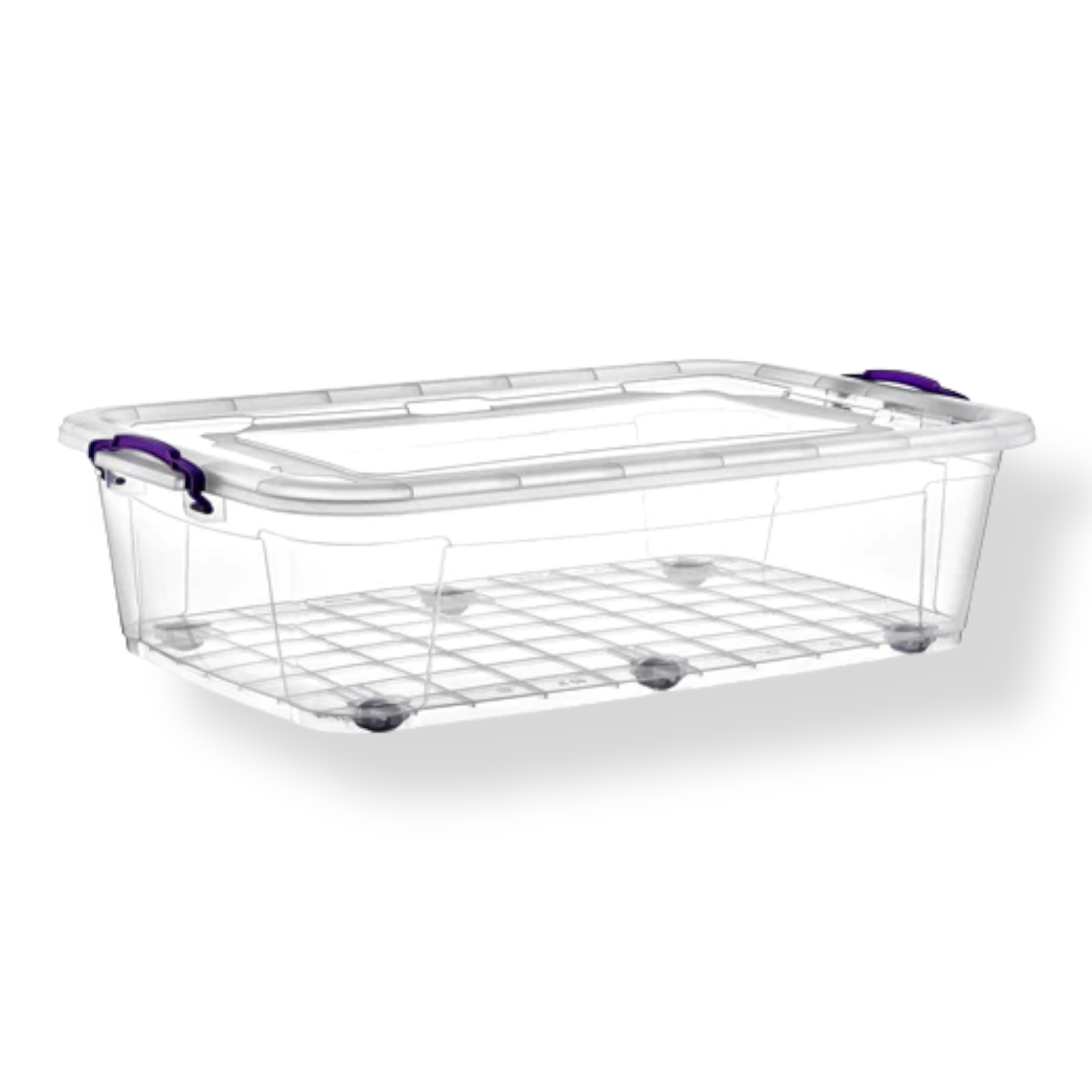 Wheelie Clear Storage Box 40 Lt - lunazchef.shop