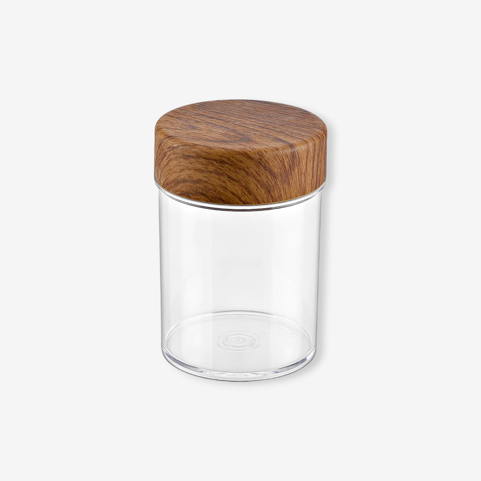 ROUND JAR with Wooden Finished Lid 0.50 Lt - lunazchef.shop