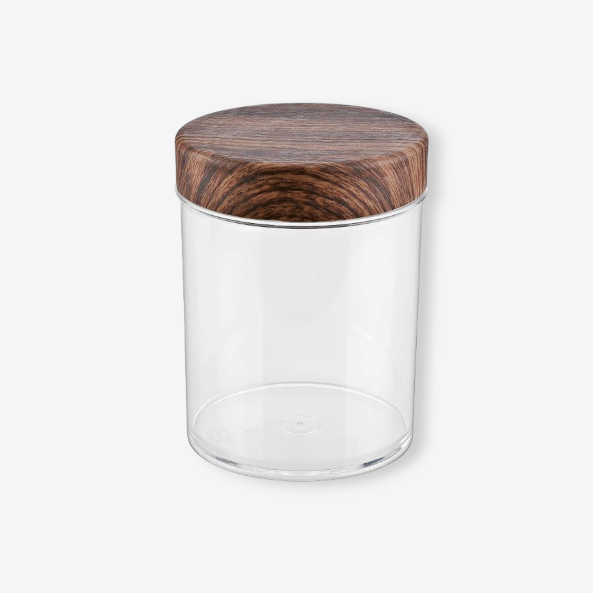 Round Jar with Wooden Finished Lid 2 Lt - lunazchef.shop