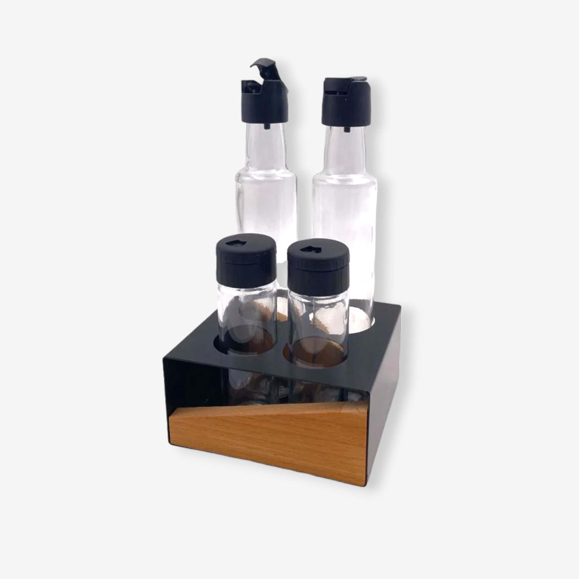 Oil and Vinegar and Salt and Spice Shaker Set - lunazchef.shop