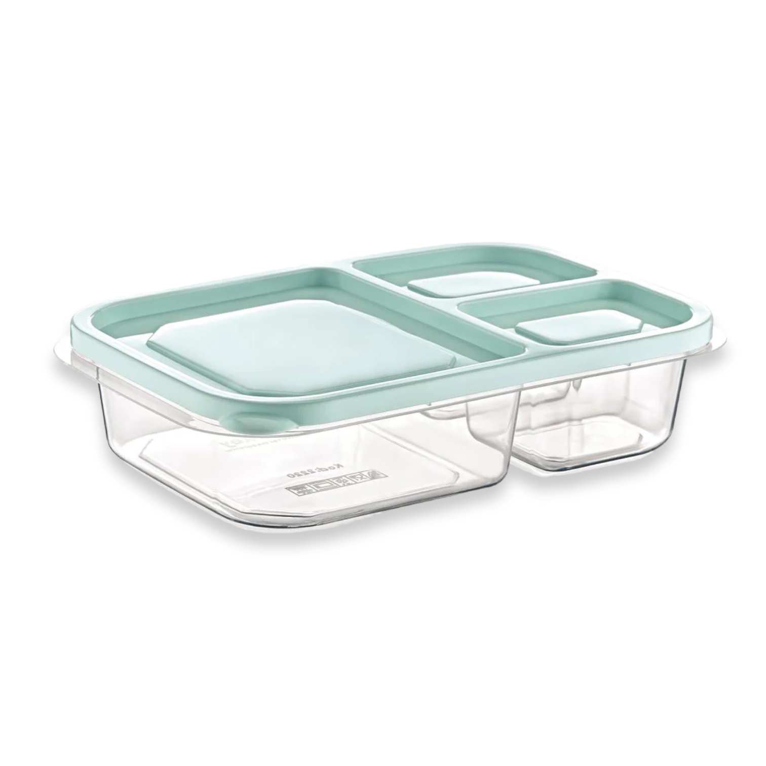 THREE COMPARTMENT RECTANGULAR STORAGE CONTAINER - lunazchef.shop