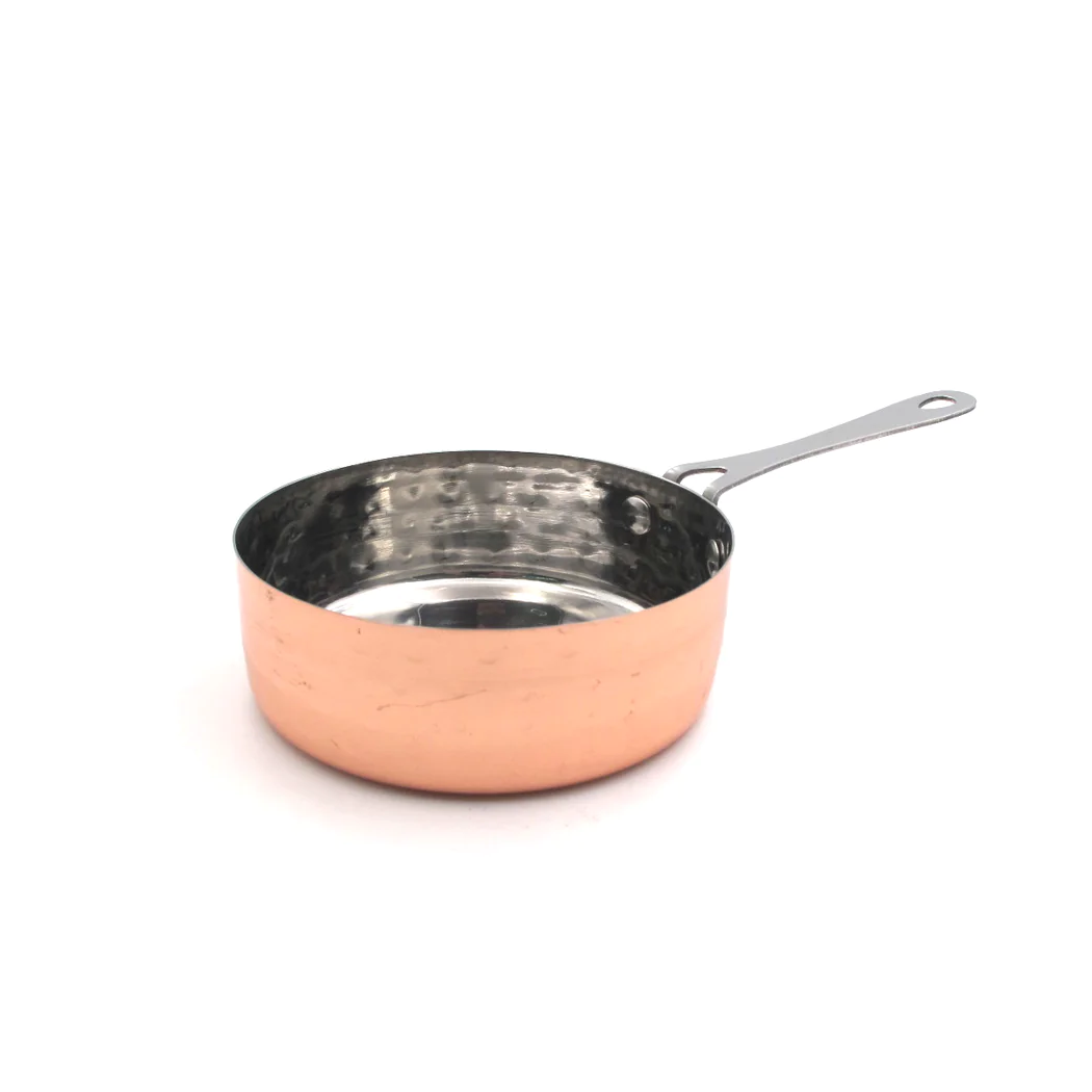 Copper Fry pan 11.5x4 cm - lunazchef.shop