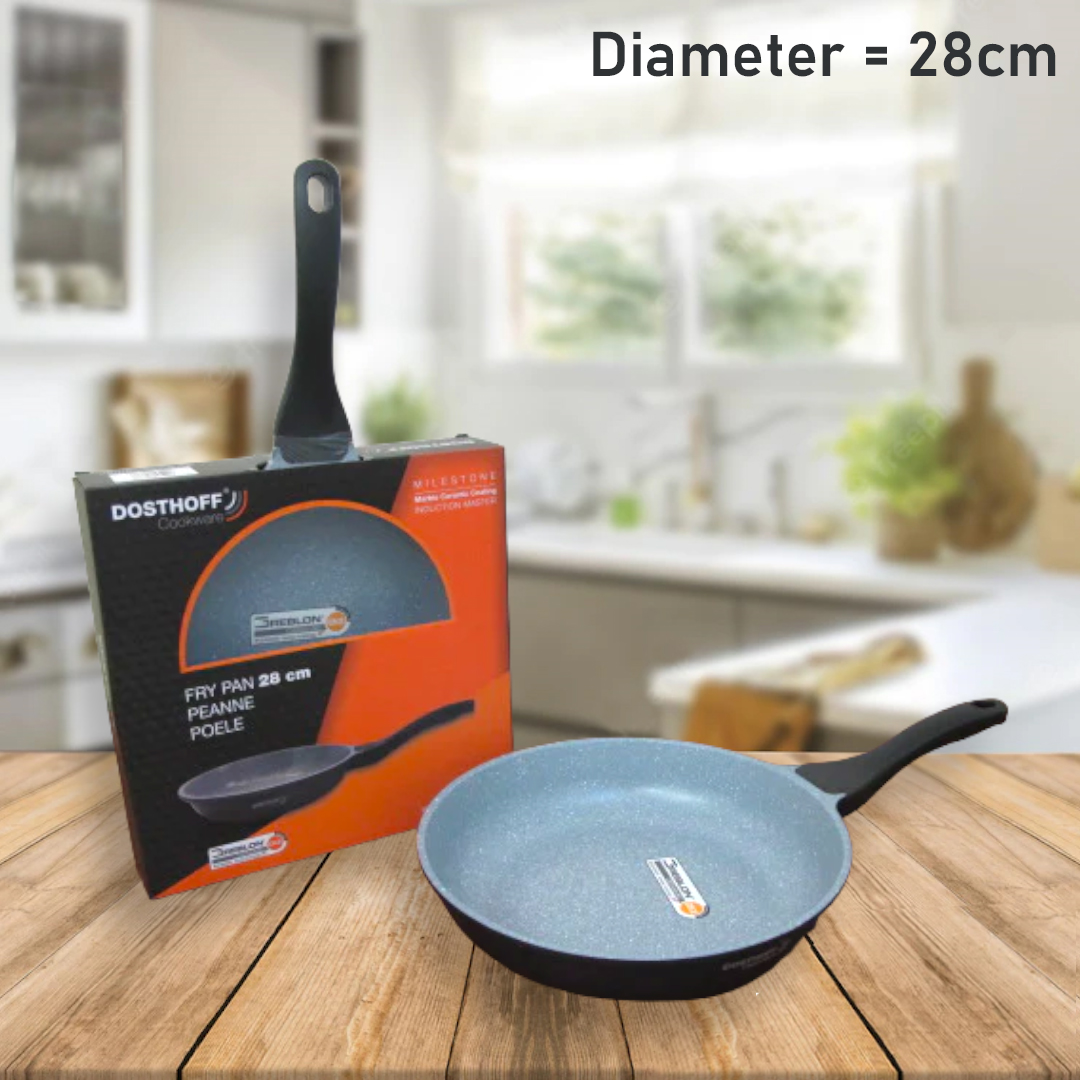 DOSTHOFF INDUCTION MASTER FRYING PAN BLACK 28 CM - lunazchef.shop