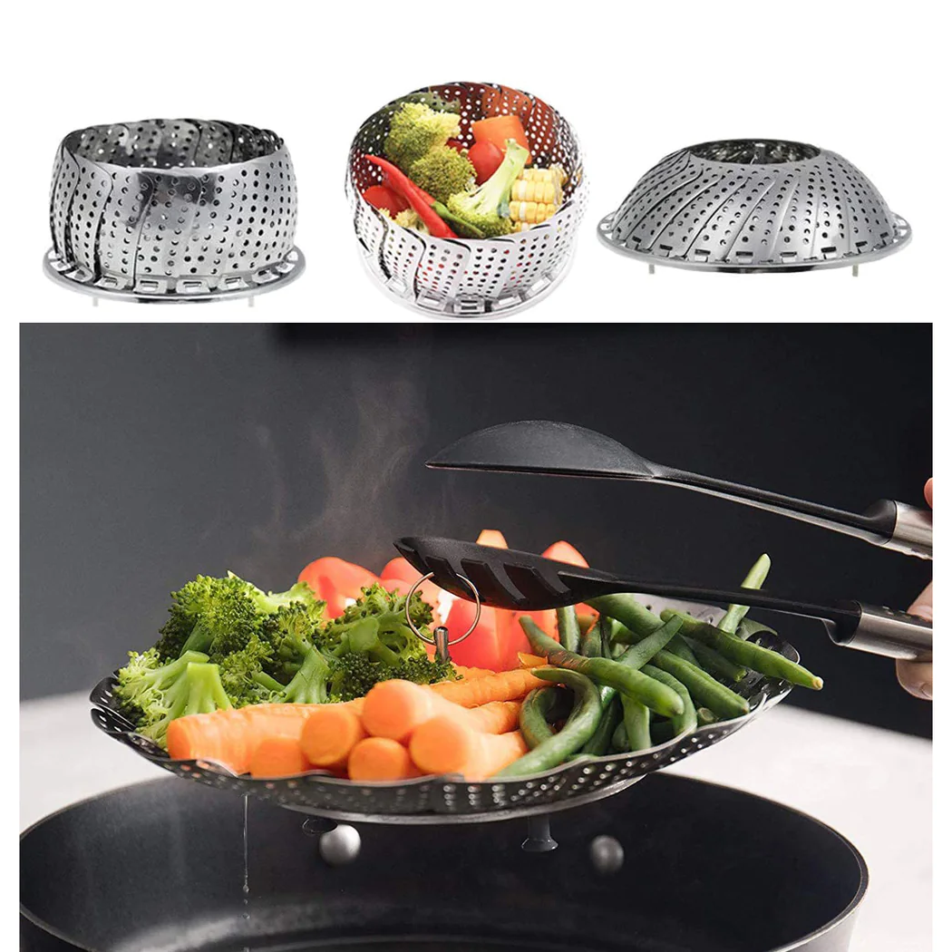 STEAMER VEGETABLE BASKET - lunazchef.shop