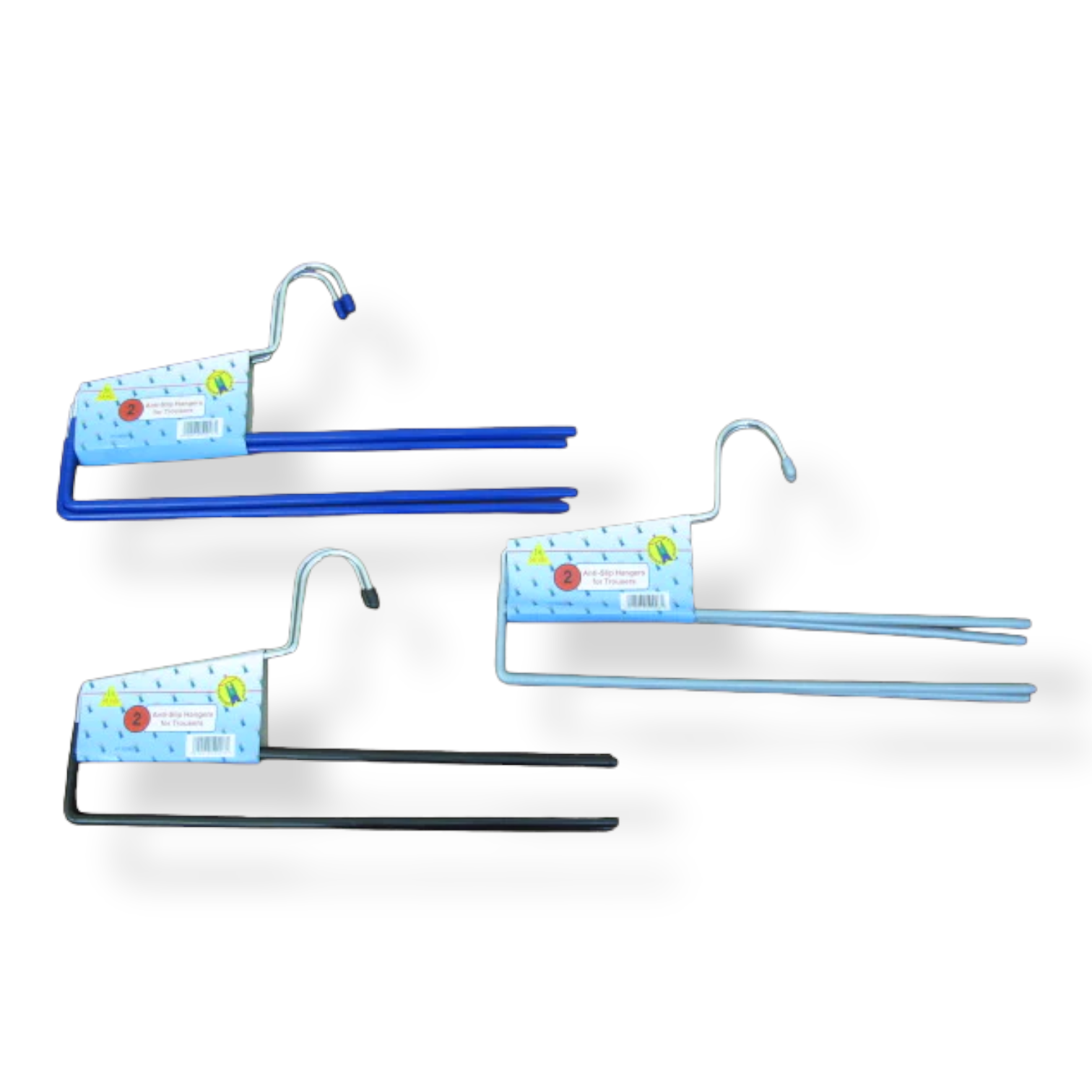 2 Layers Non Slip Pants Hanger X2 - lunazchef.shop