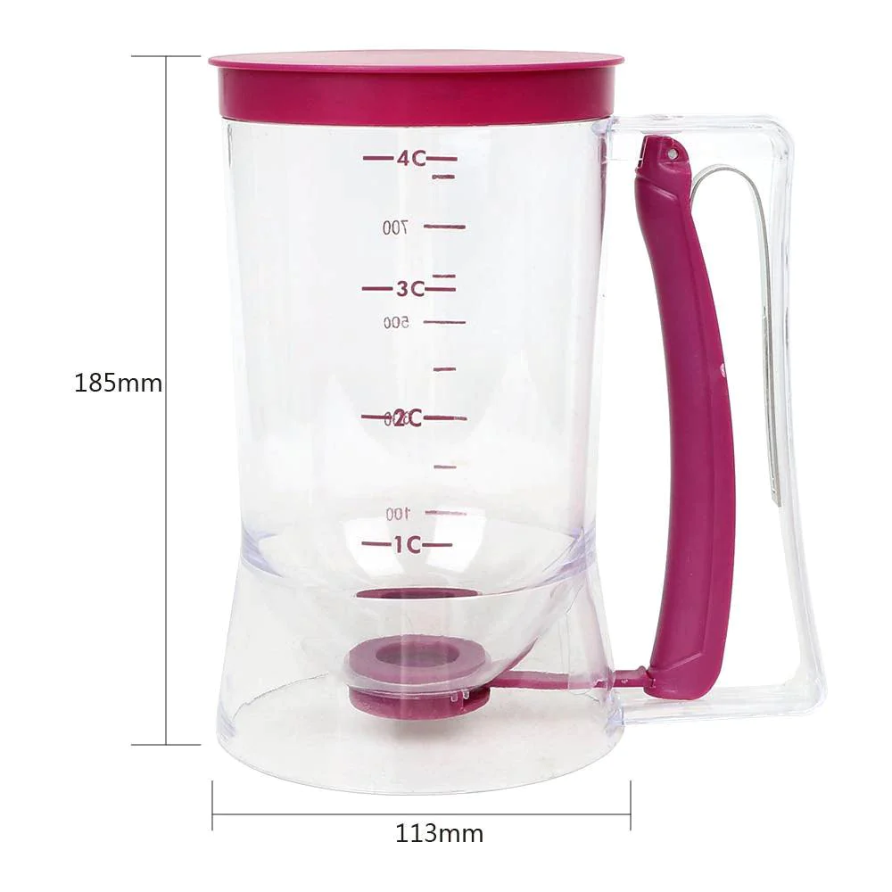 Batter Dispenser with Measuring Label - lunazchef.shop