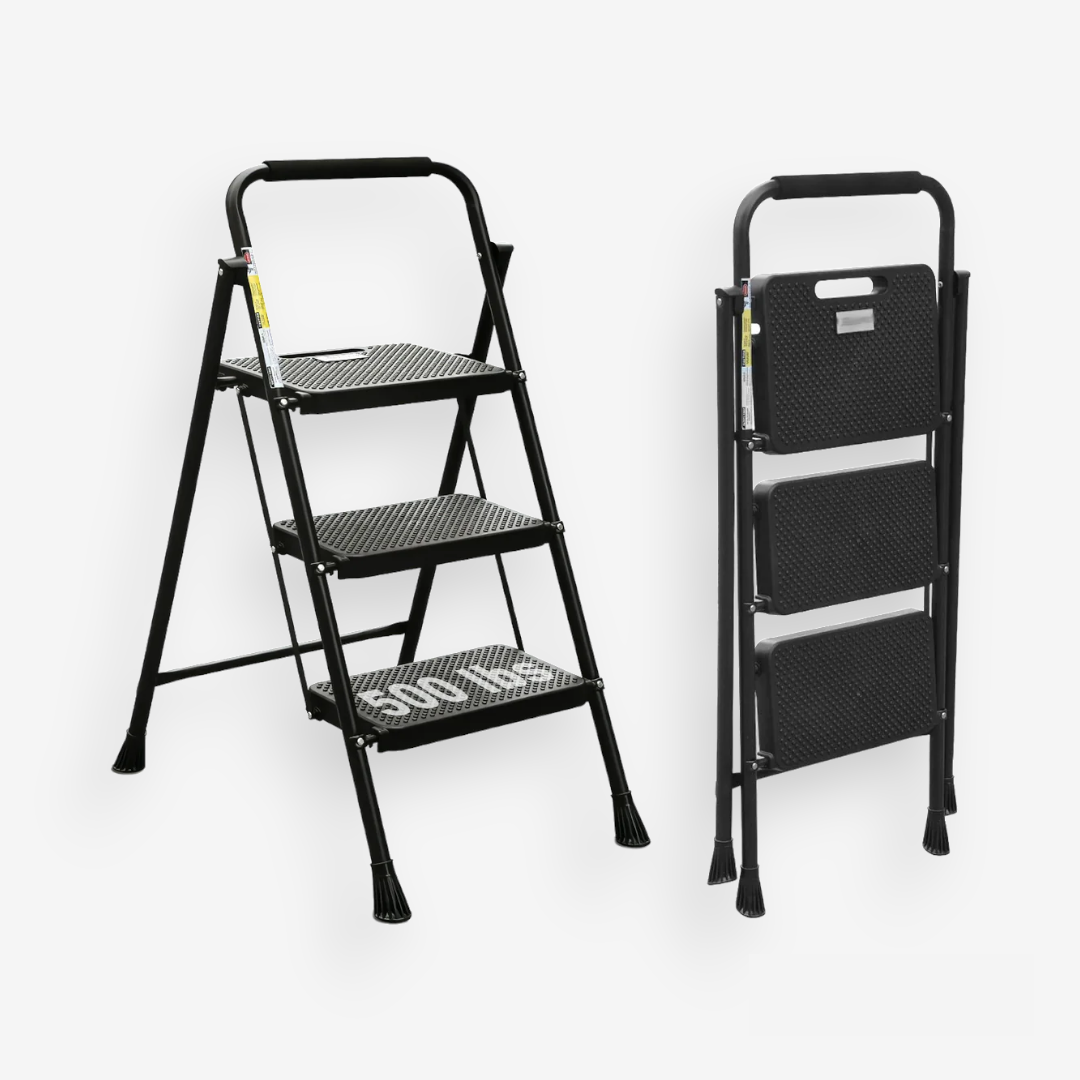 3 Steps Iron Step Ladder Major+ - lunazchef.shop