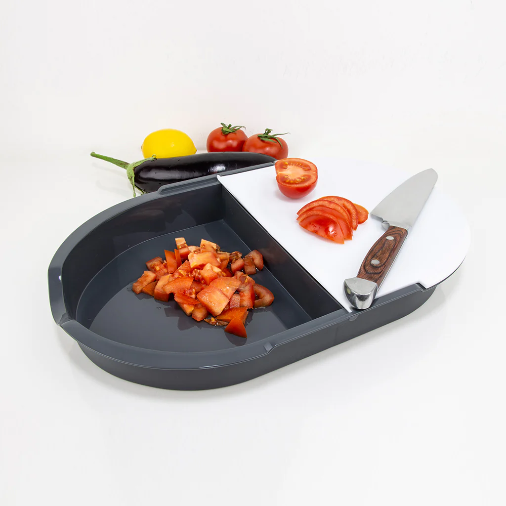 Two Chamber Cutting Board - lunazchef.shop