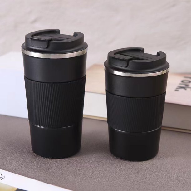 Black or White Stainless Steel Travel Mug - lunazchef.shop