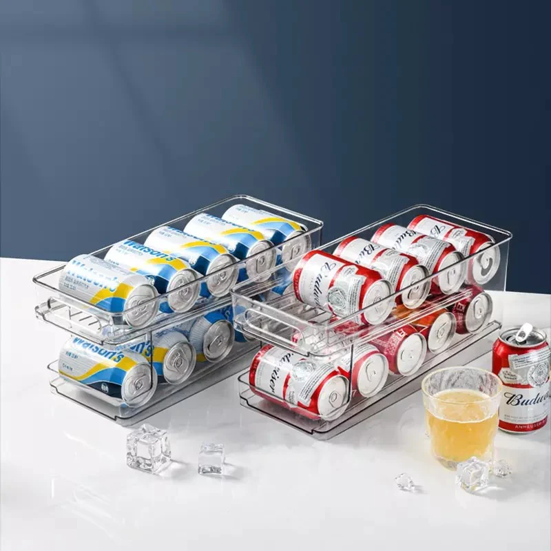 2 Tiers Soda Cans Storage Box - lunazchef.shop